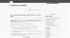 Desktop Screenshot of android.foxykeep.com